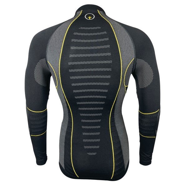 Forcefield Tech 3 Motorcycle Base Layer Shirt Black Yellow