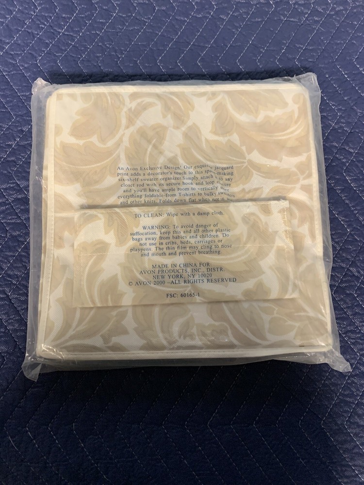 Avon Collection Sweater Organizer New In Package