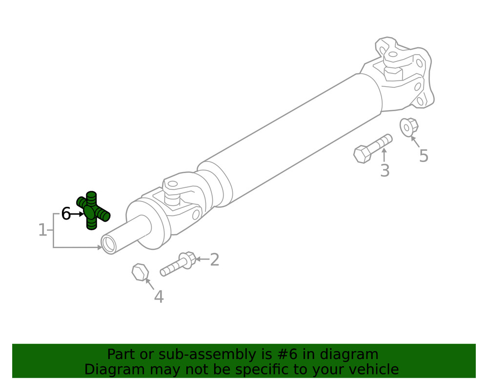 Genuine Nissan Universal Joint 37125-EZ00A