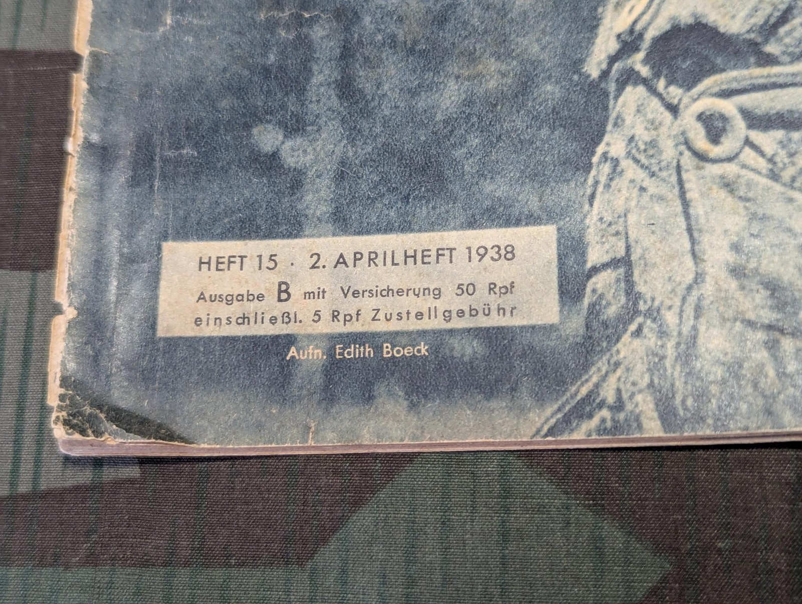 Pre WWII German Die Neue Gartenlaube Magazine 2 April 1938 Heft 15 1930s Fashion