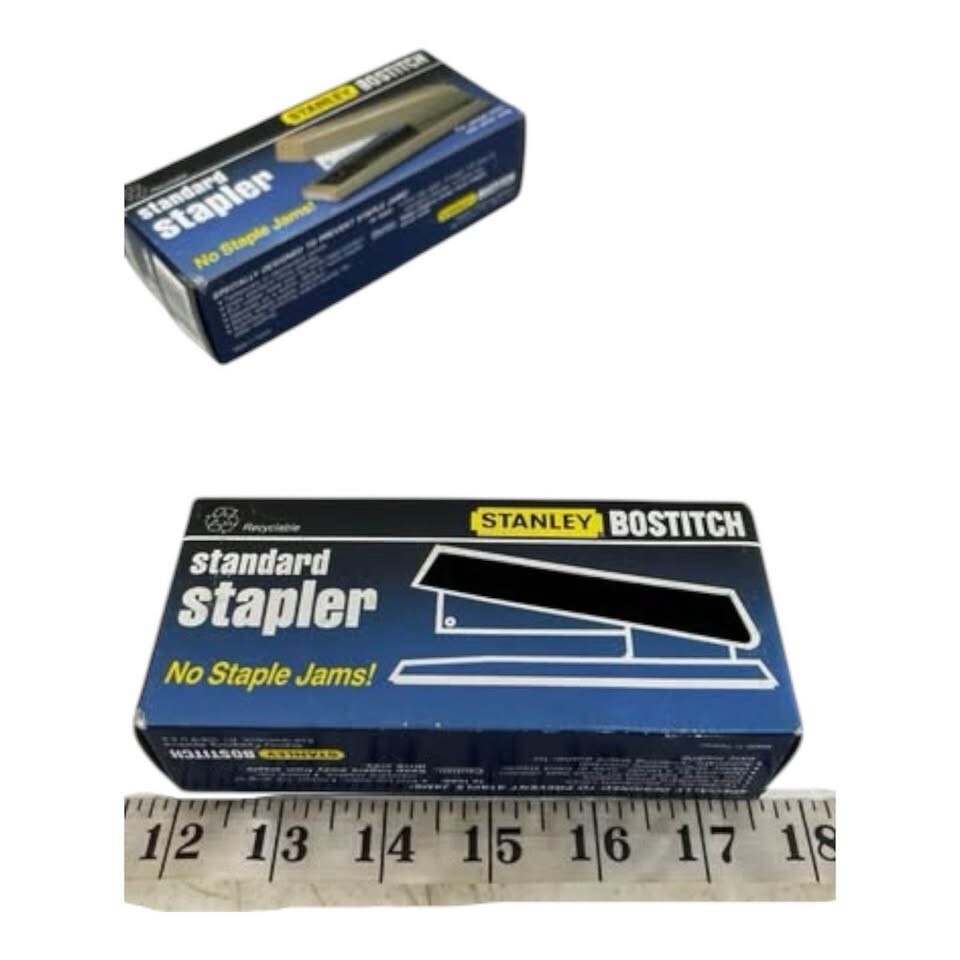 Stanley Bostitch Standard Stapler NIB Model B600 Black