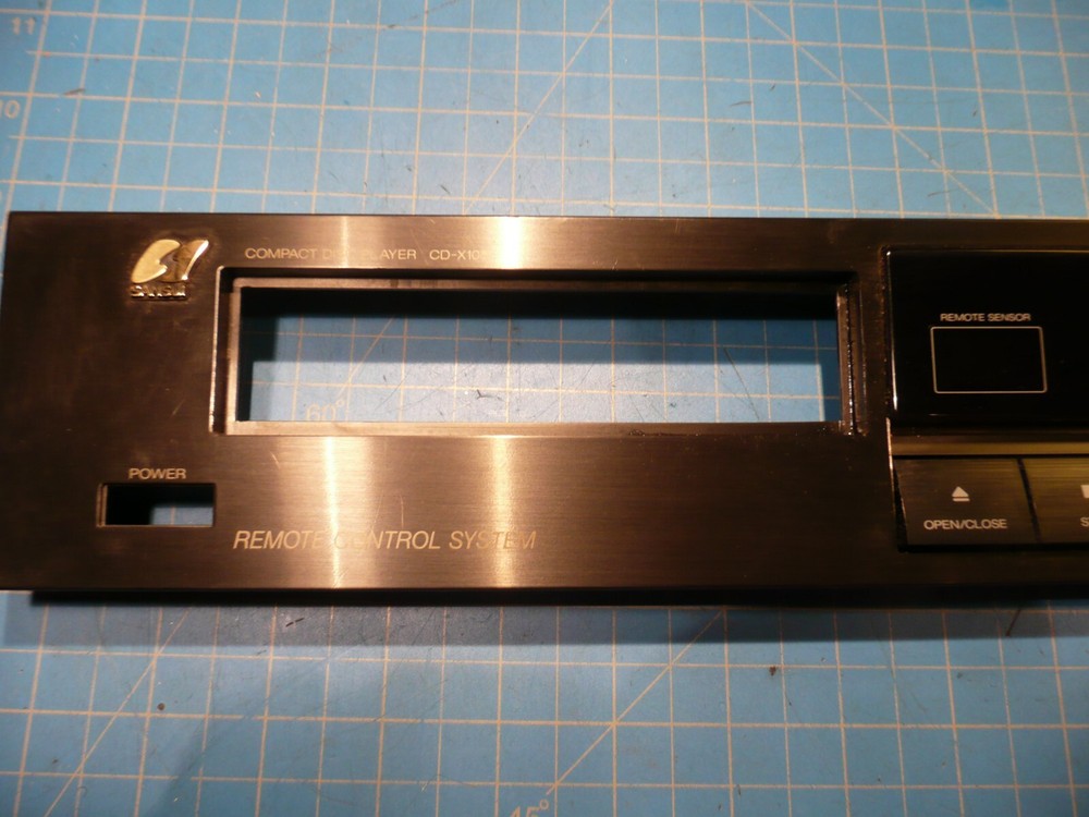 Sansui CD-X105 CD Player Replacement Parts Front Face Panel