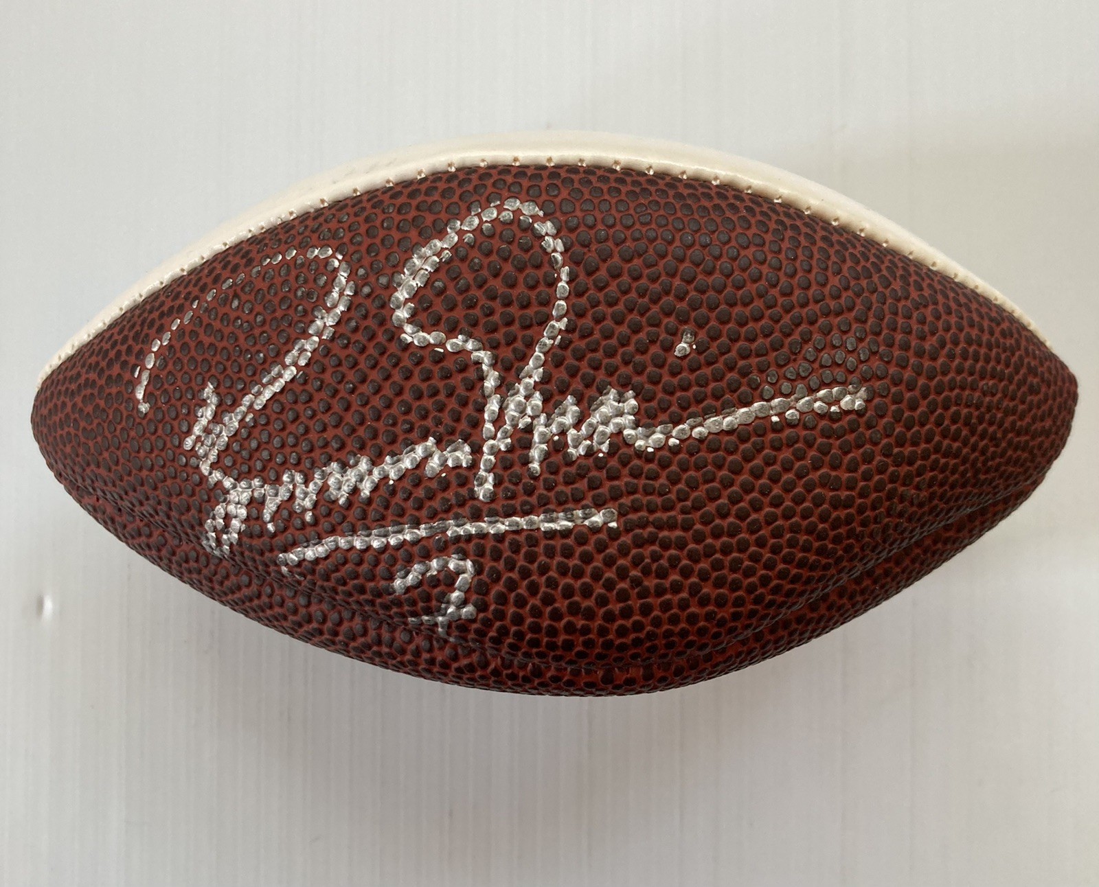 Boomer Esiason Signed Autograph Super Bowl XLVIII Mini Football - JSA - FREE S&H