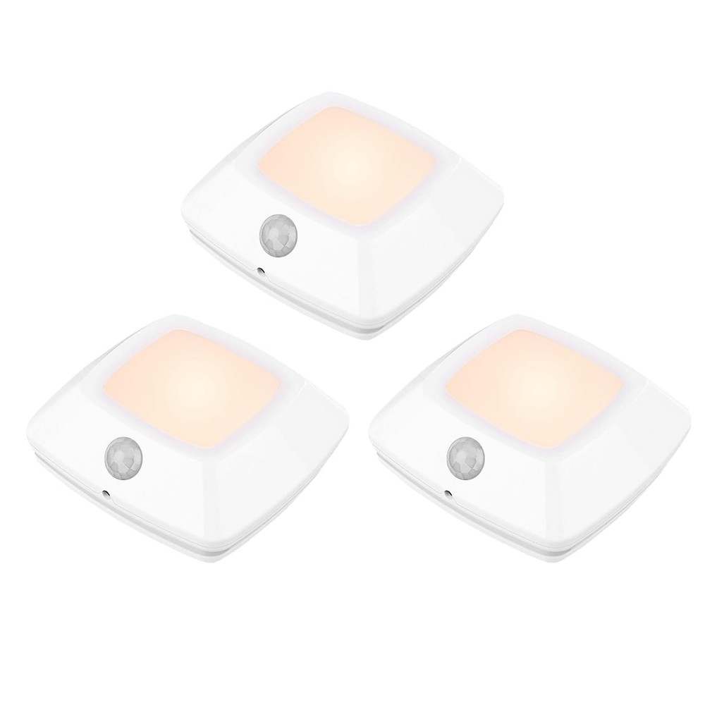 Motion Sensor Tap Light,Battery Operated Push Lighting, Wireless Puck Lights,...