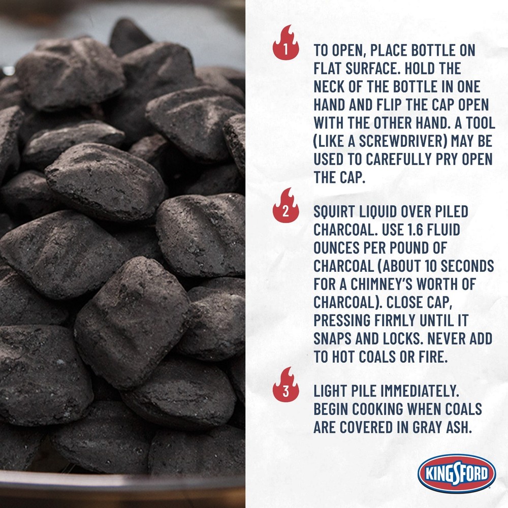 Kingsford Odorless 32-fl oz Charcoal Lighter Fluid