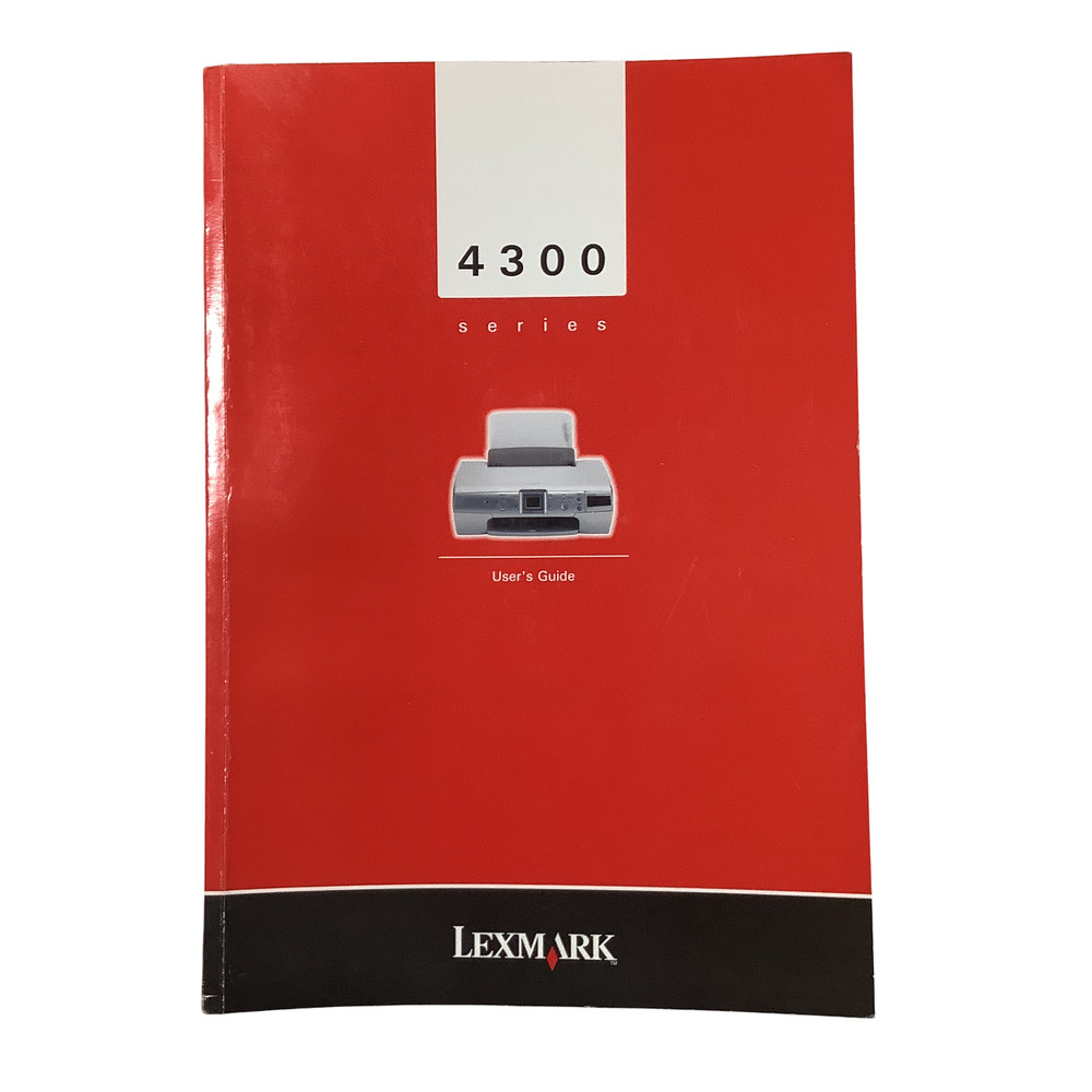 Manual User Guide For Lemark 4300 Series Printer - Printer Not Included