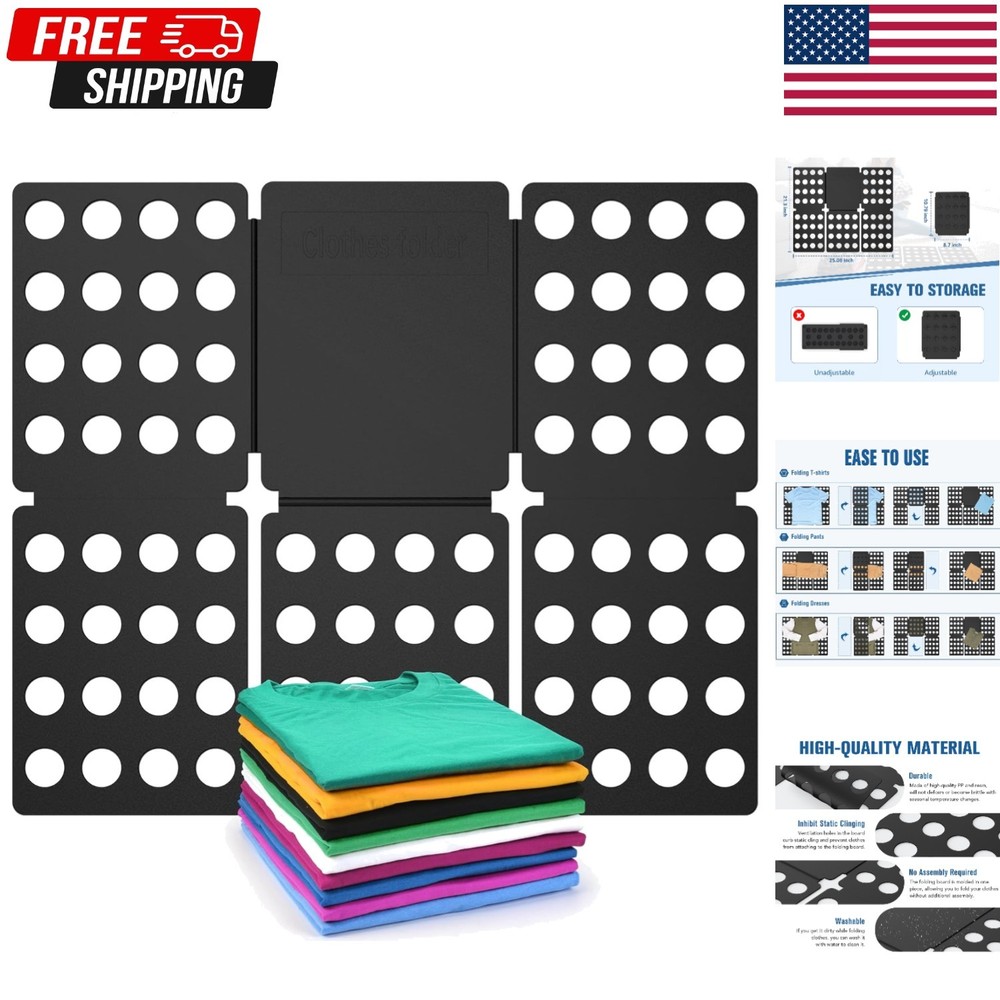 Boxlegend Version 3 Shirt Folding Board T Shirts Clothes Folder Durable Plastic