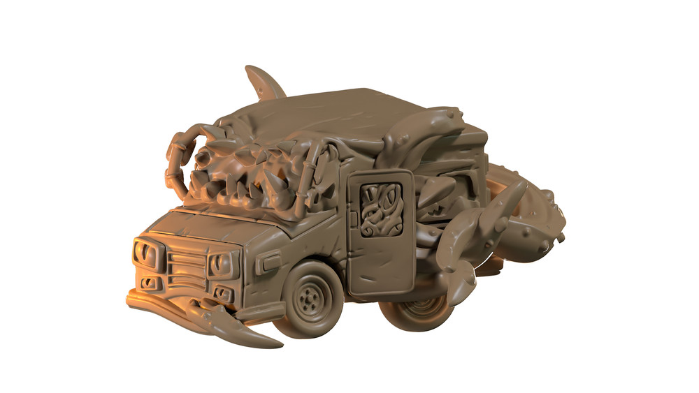 Capsule Chibi - Mimic Mail Truck