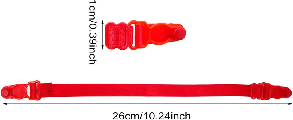 6PCS Non-Slip Elastic Adjustable Bra Strap Holder
