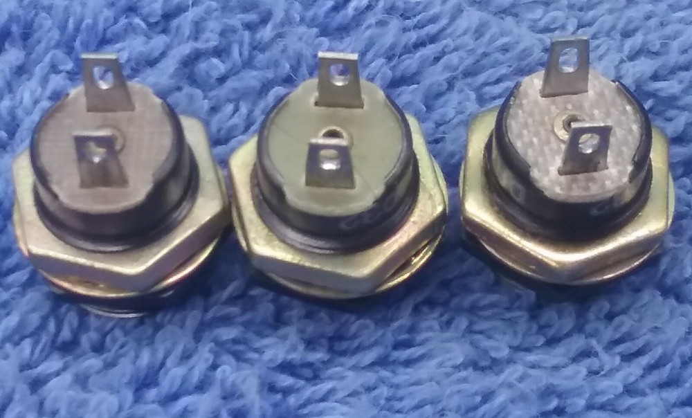 3 NOS DRAKE Pilot Lights T1-3/4 Midget Flange