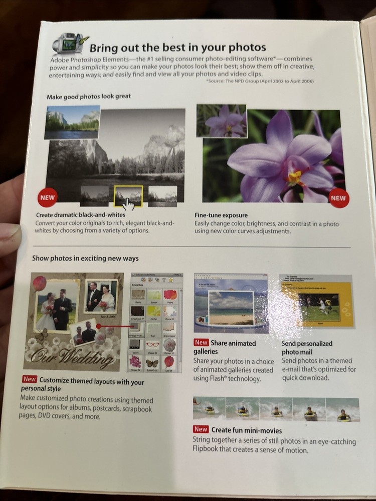 Adobe Photoshop Elements 5.0 & Premier Elements 3.0 New Sealed