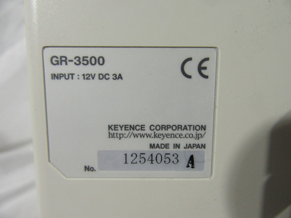 KEYENCE GR-3500 TEMPERATURE PROFILER