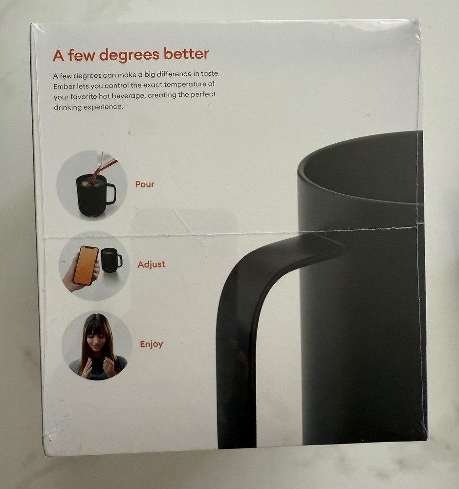 Ember Temperature Control Smart Mug 2, 10 Oz, App-Controlled Heated Coffee Mug