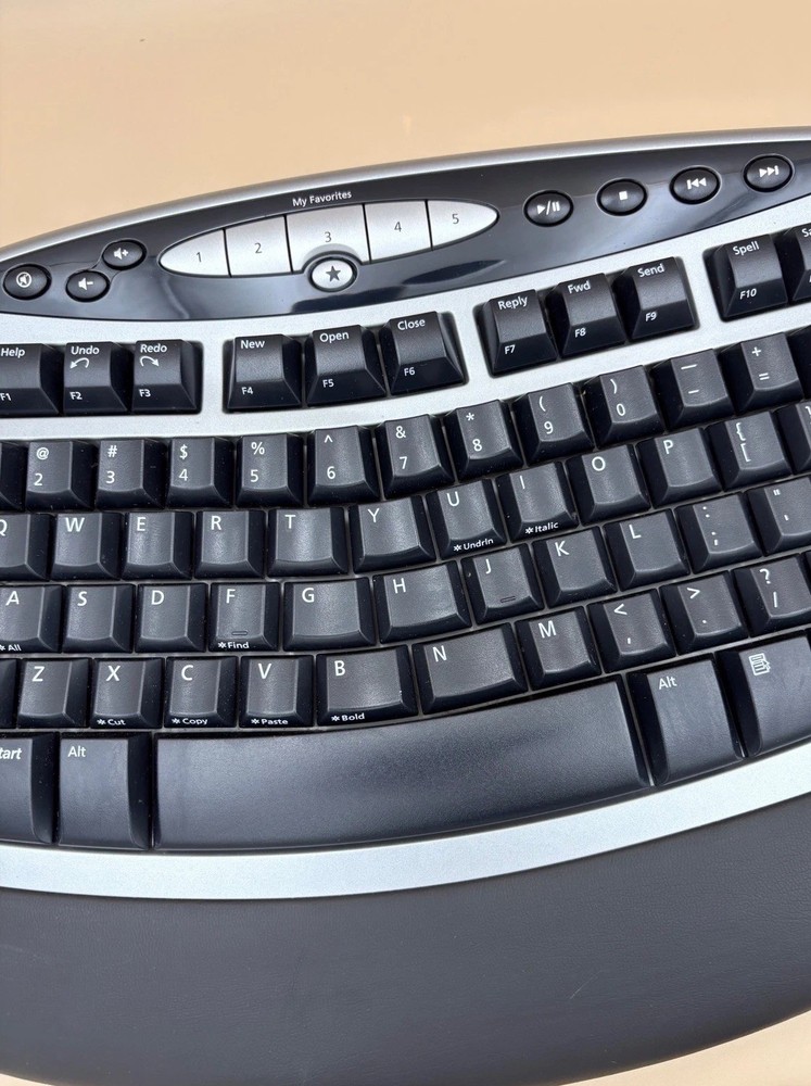Microsoft Ergonomic Keyboard and Mouse Set Natural Ergonomic Wired USB
