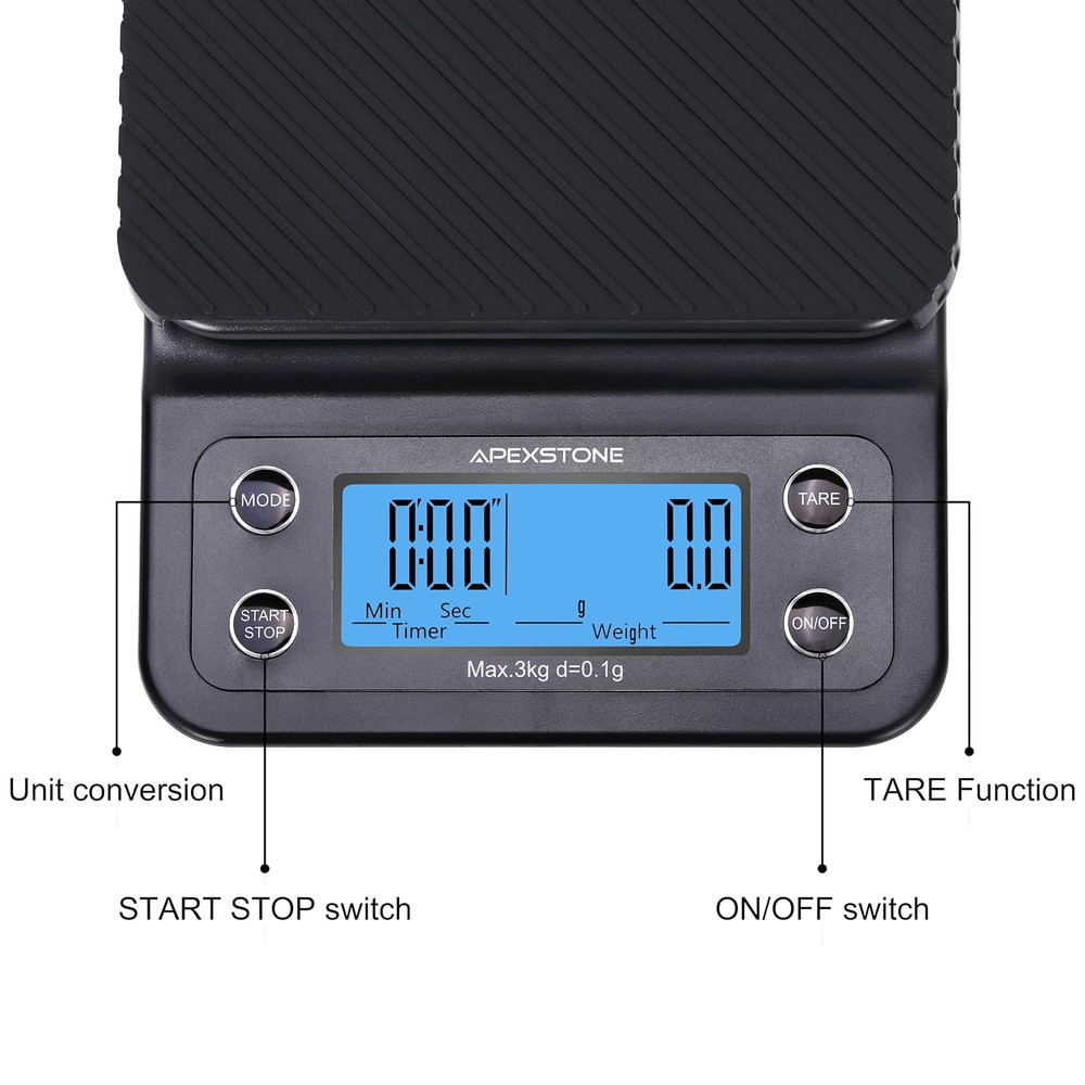 Coffee Scale with Timer, Espresso Scale with Timer, Espresso Coffee Scale with T
