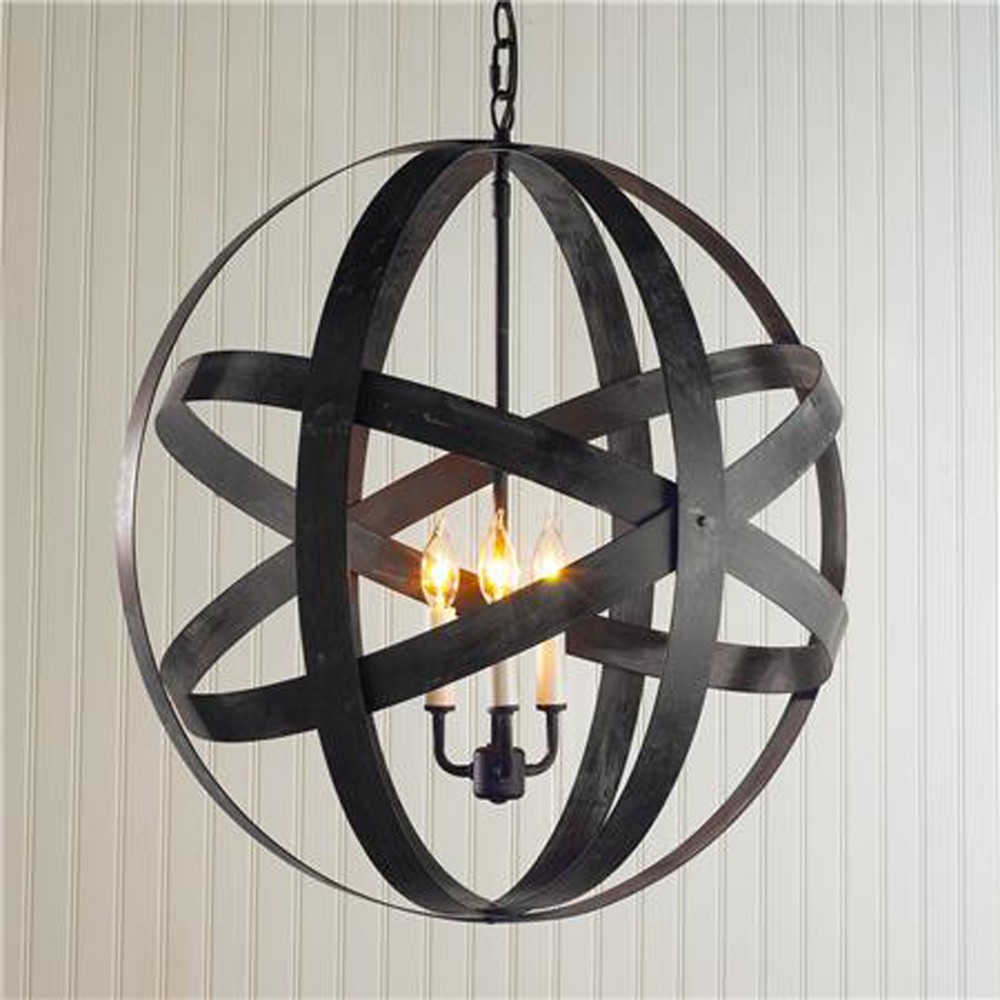 MEDIUM GREEN METAL ORB SPHERE NWT