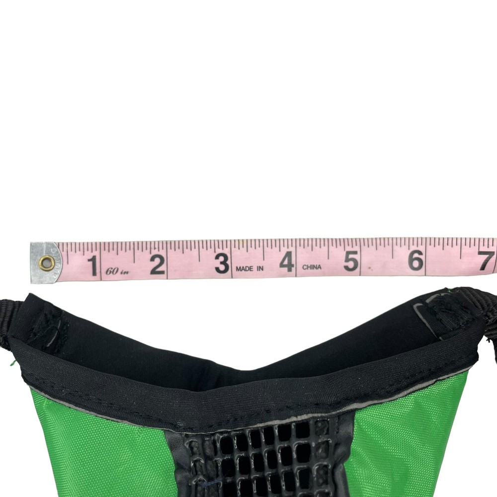 Softie Dog Muzzle Large ProGuard Light Weight Snap Buckle Adjustable Strap Green