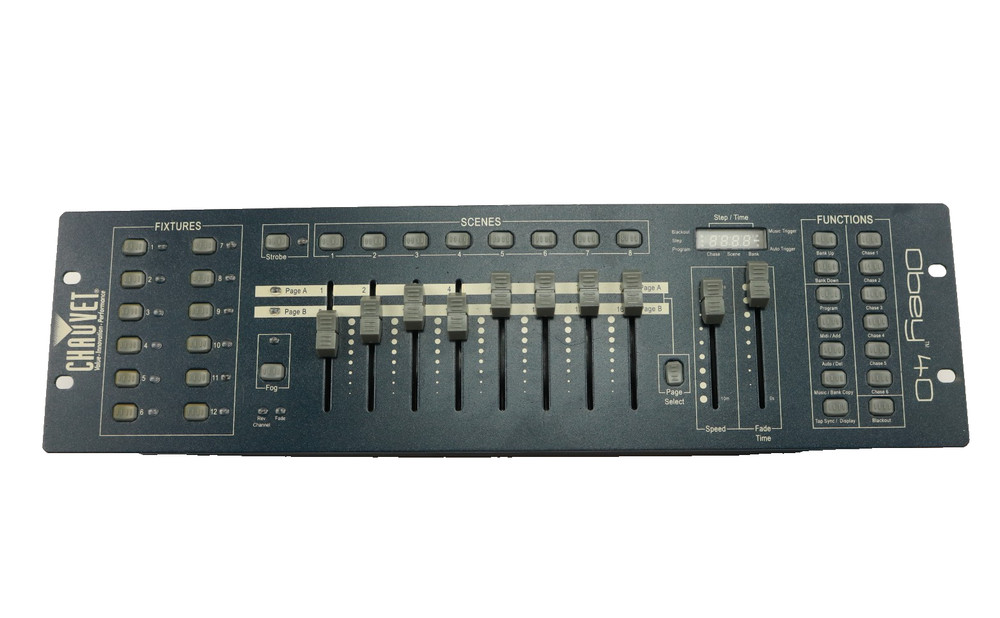 Chauvet Obey 40 Universal Compact DMX Lighting Controller AS IS
