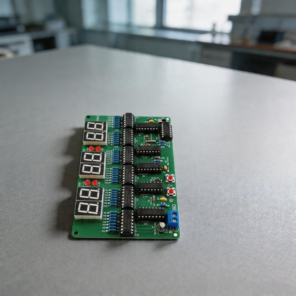 6 Digit Clock DIY Kit for Soldering Practice and Digital Timing Project