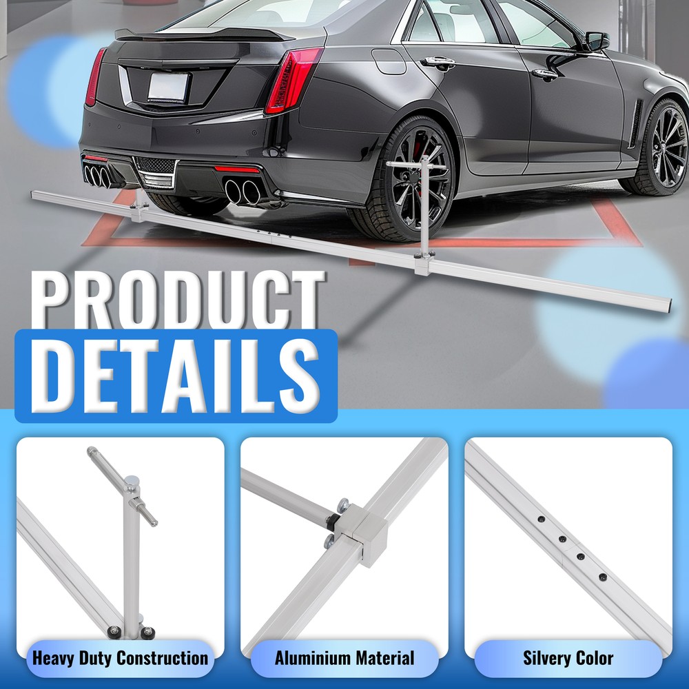 Adjustable Toe Gauge Bar Tool Up to 94" Width For Car Wheel Alignment Tool