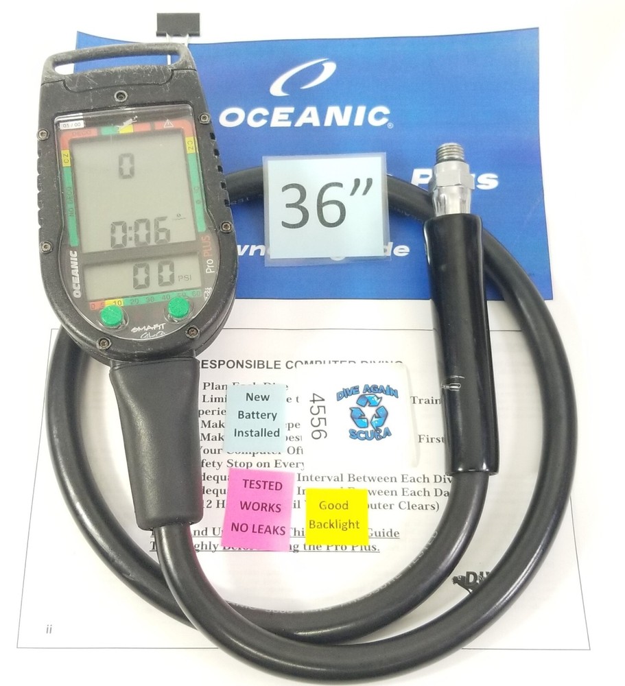 Oceanic Datamax Pro Plus SCUBA Dive Air Integrated Dive Computer Nitrox #4556