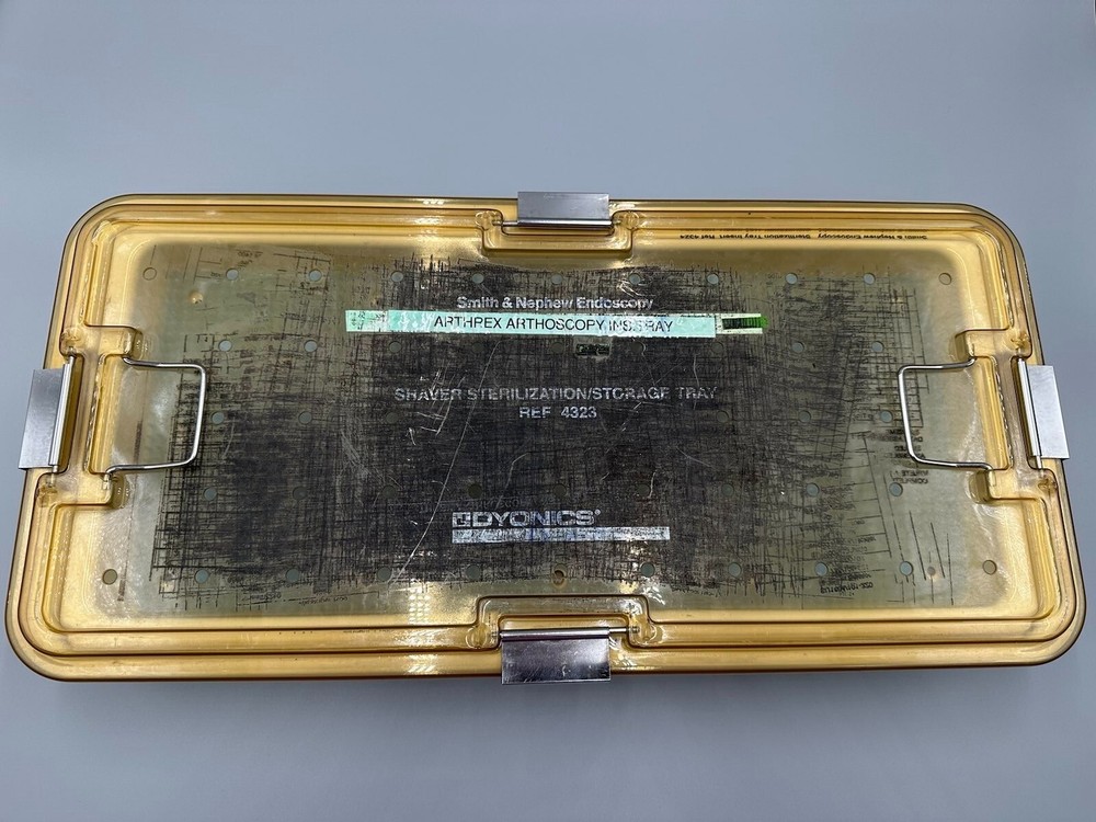 Smith & Nephew Shaver Sterilization Tray 4323 w/ Insert
