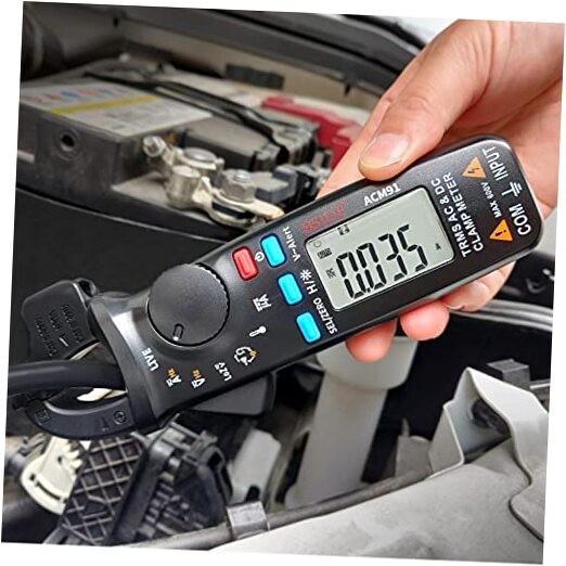 1mA DC Clamp Meter True RMS 6000 Counts Auto-Ranging Digital Multimeter ACM91