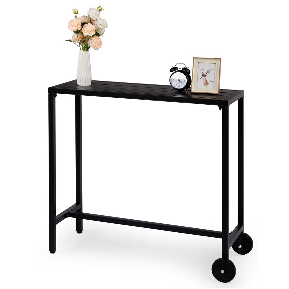 Rectangle Narrow Counter Height Table, Ideal Bar Height Table