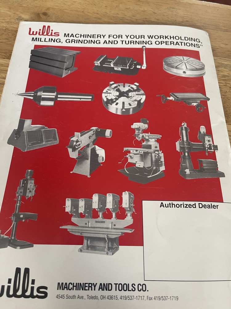 Willis Machinery and Tools Co. General Catalog 1993