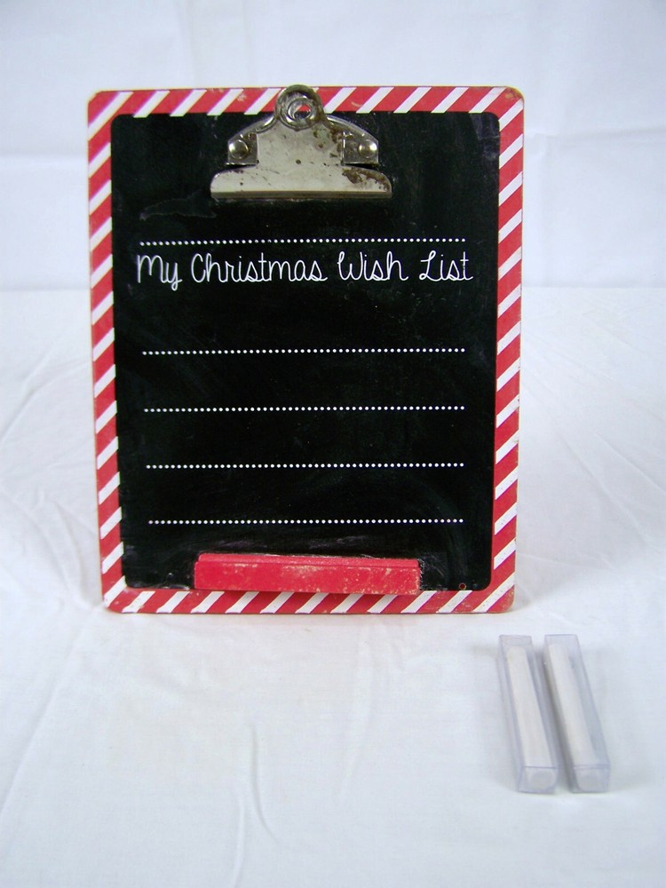 My Christmas Wish List Chalkboard
