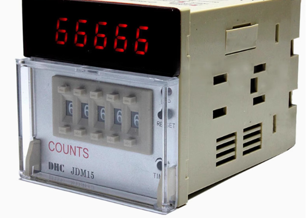 New In Box COUNTS DHC JDM15 Five-digit Addition Subtraction Counter