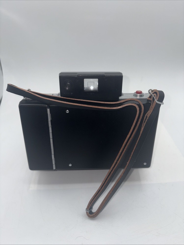 Polaroid Automatic 100 Land camera COMPLETE W/ Flashgun 268 Untested