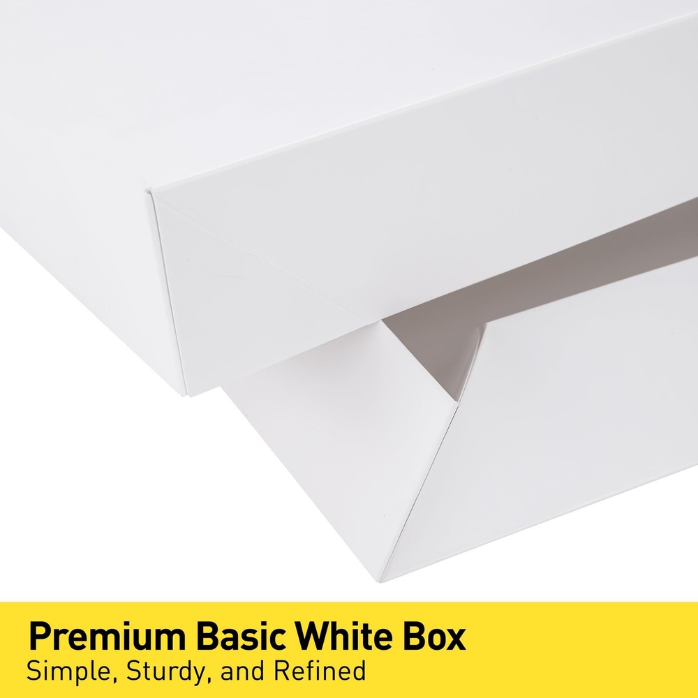12 Pack 17" White Extra Large Gift Boxes With Lids for Clothes & Presents