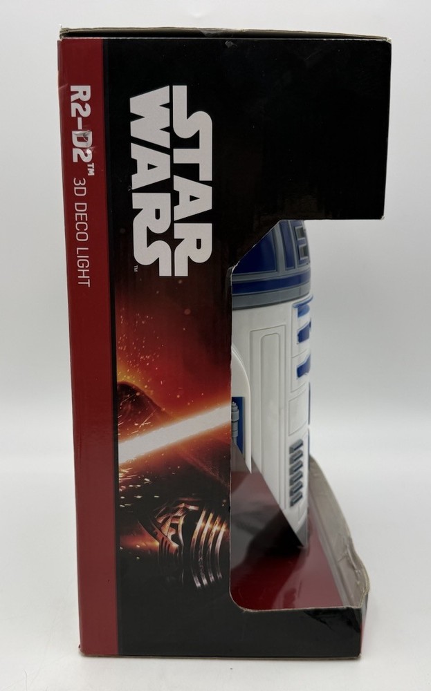 Star Wars R2-D2 3D Deco Light FX LED Wall Light ~ Damaged Box