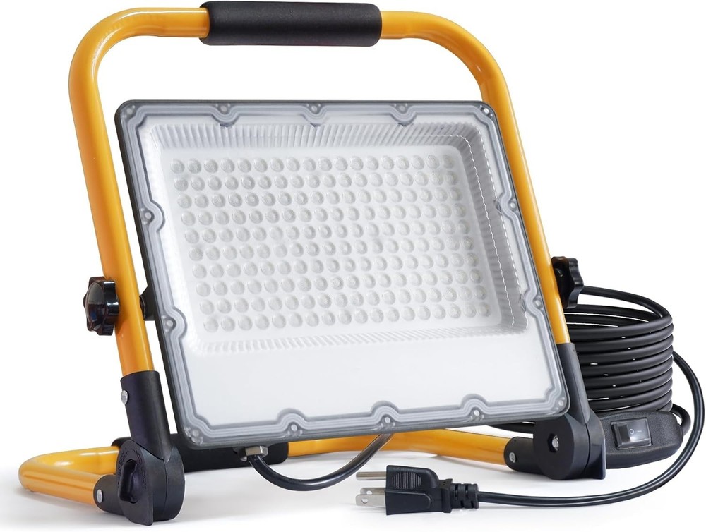 150W LED Work Light with Switch and 13.1 ft Cable, 15000LM Construction Light...