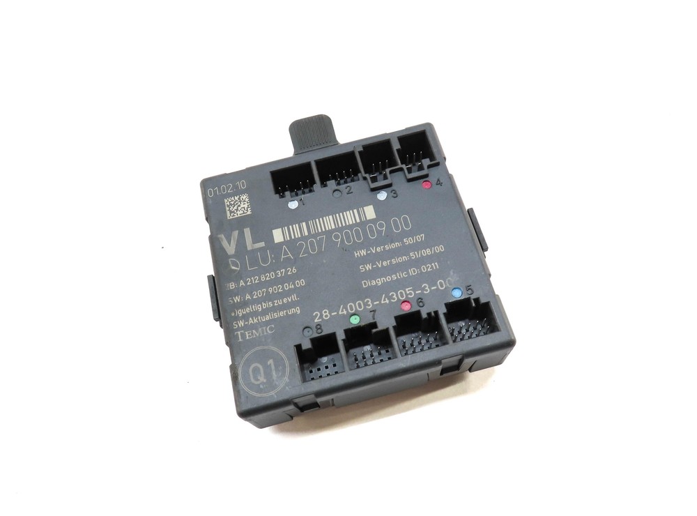 2010 MERCEDES E350 (W207) FRONT LEFT DRIVER DOOR WINDOW CONTROL MODULE