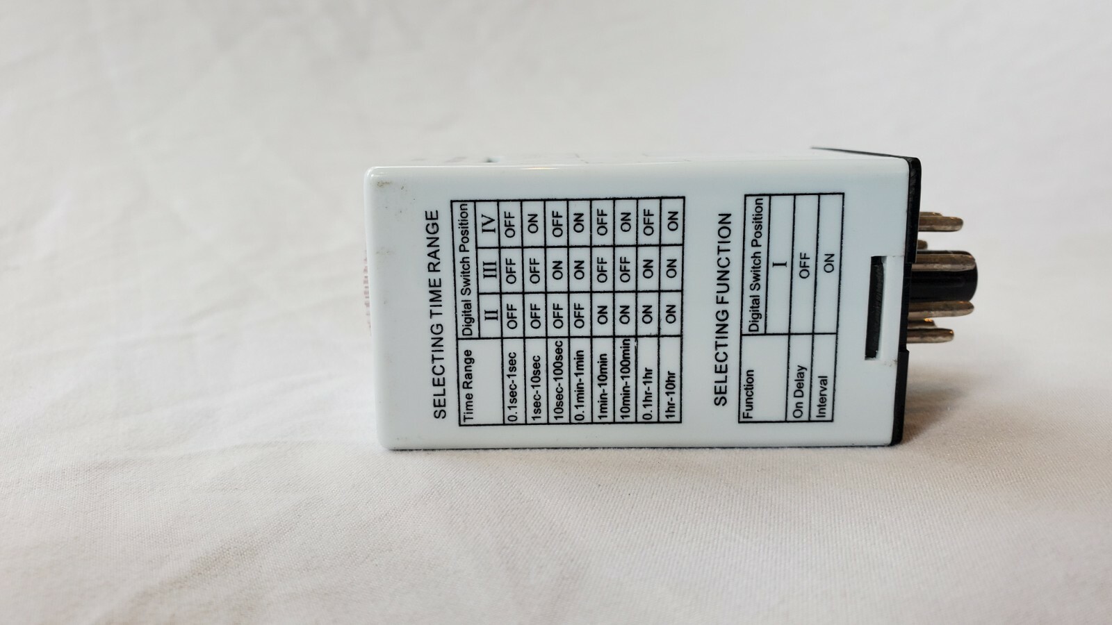 SIEMENS OND-DFOB-120 8 PIN TIME DELAY RELAY