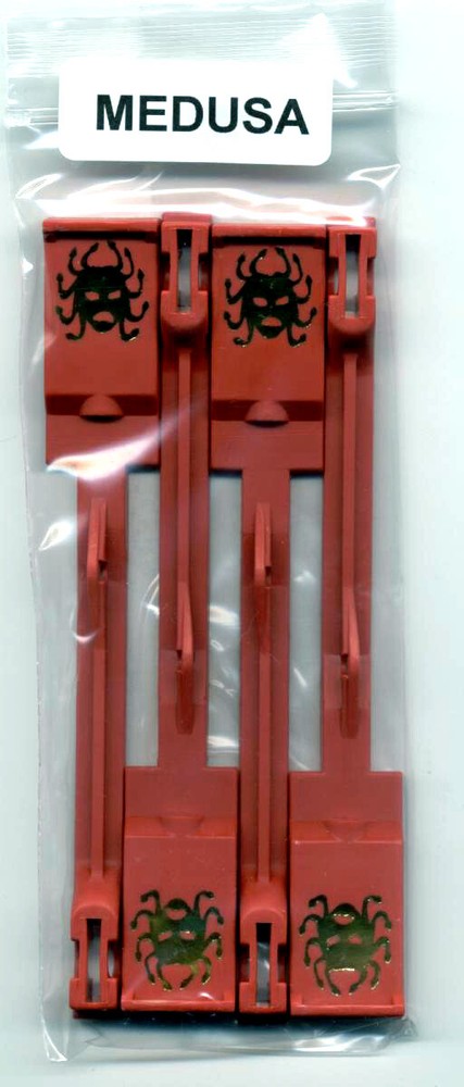 Bally Medusa Pinball Machine DROP TARGET SET RED