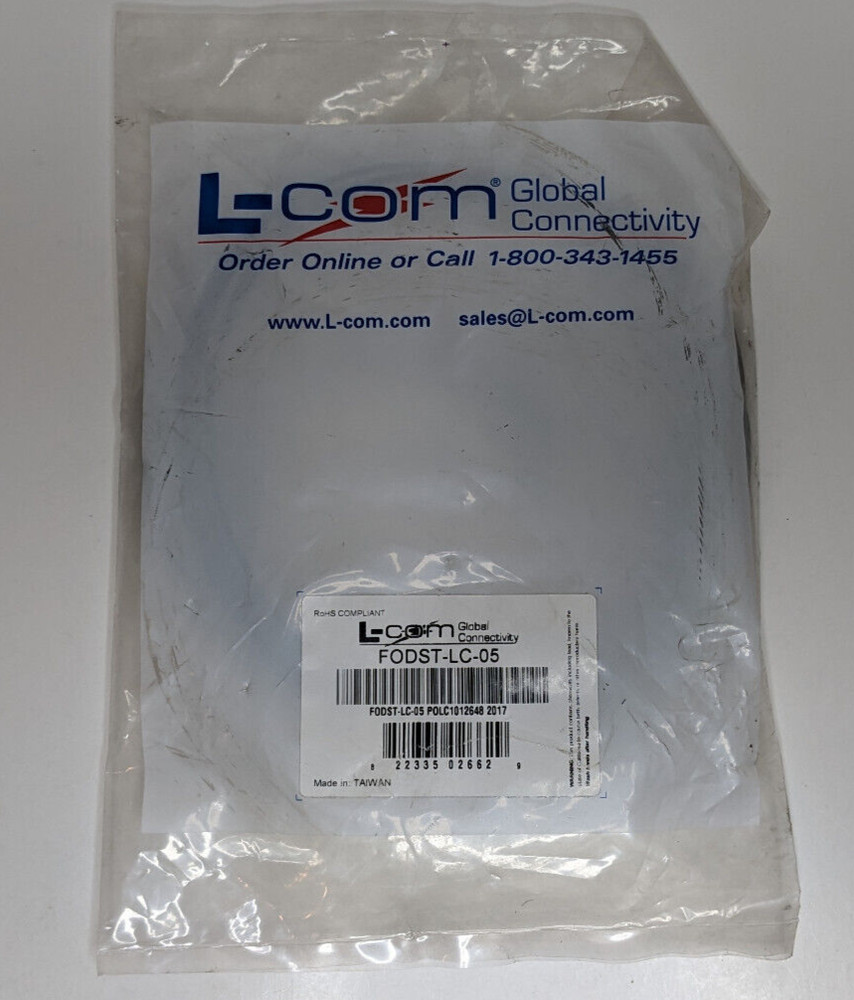 L-Comm FODST-LC-05 Fiber Optic Patch Cable 5m Multimode