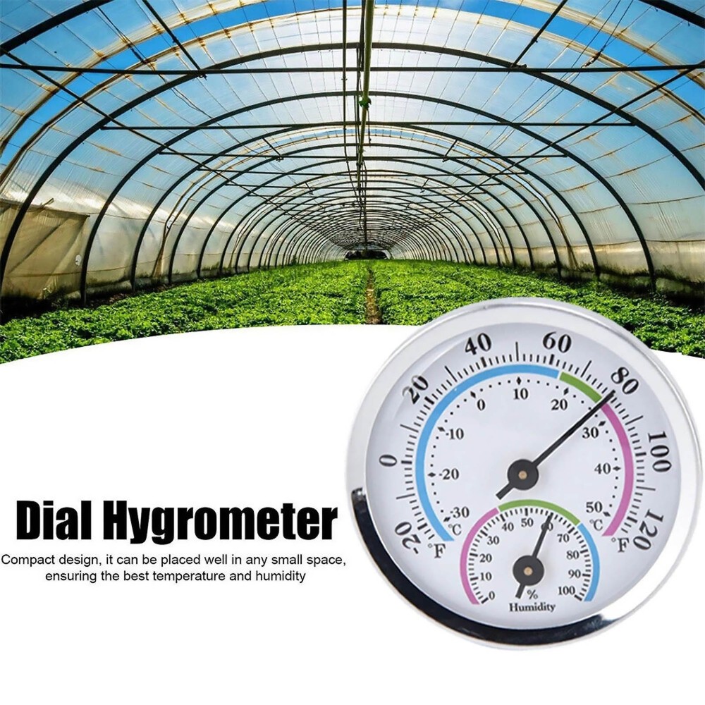 Workshop and Garage Use Thermometer Hygrometer 2pcs with Temperature Display