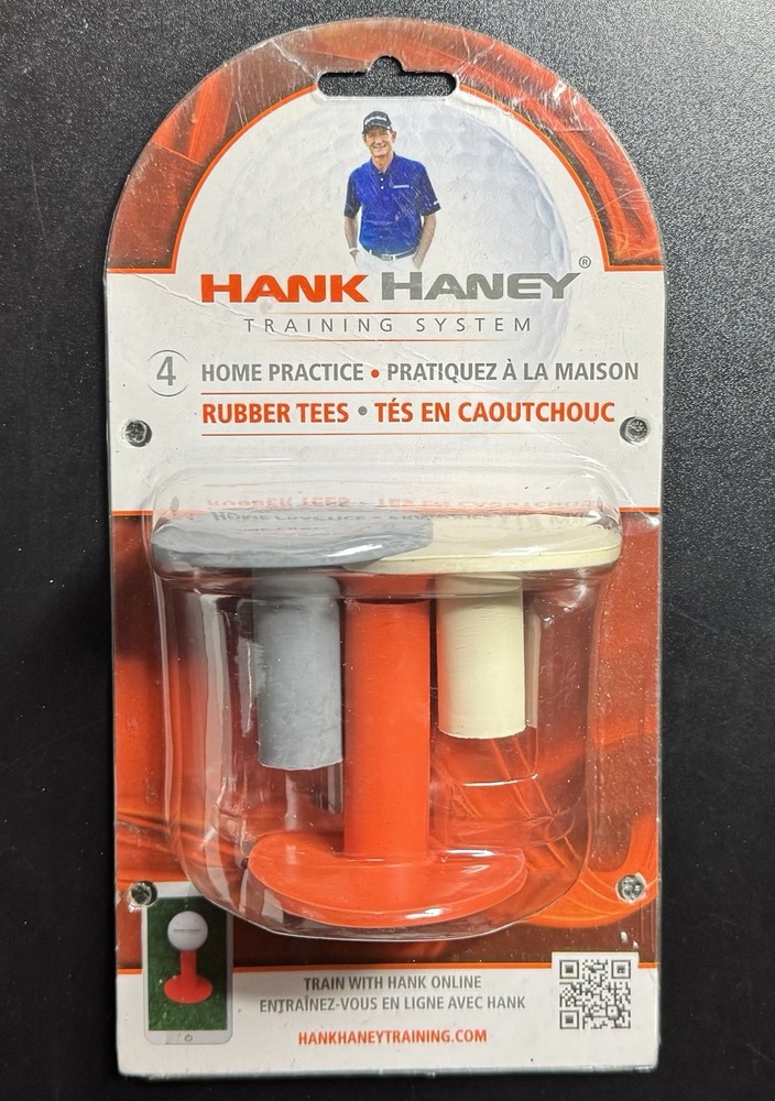 Hank Haney Training System Rubber Driving Range Golf Tees for Range Mats