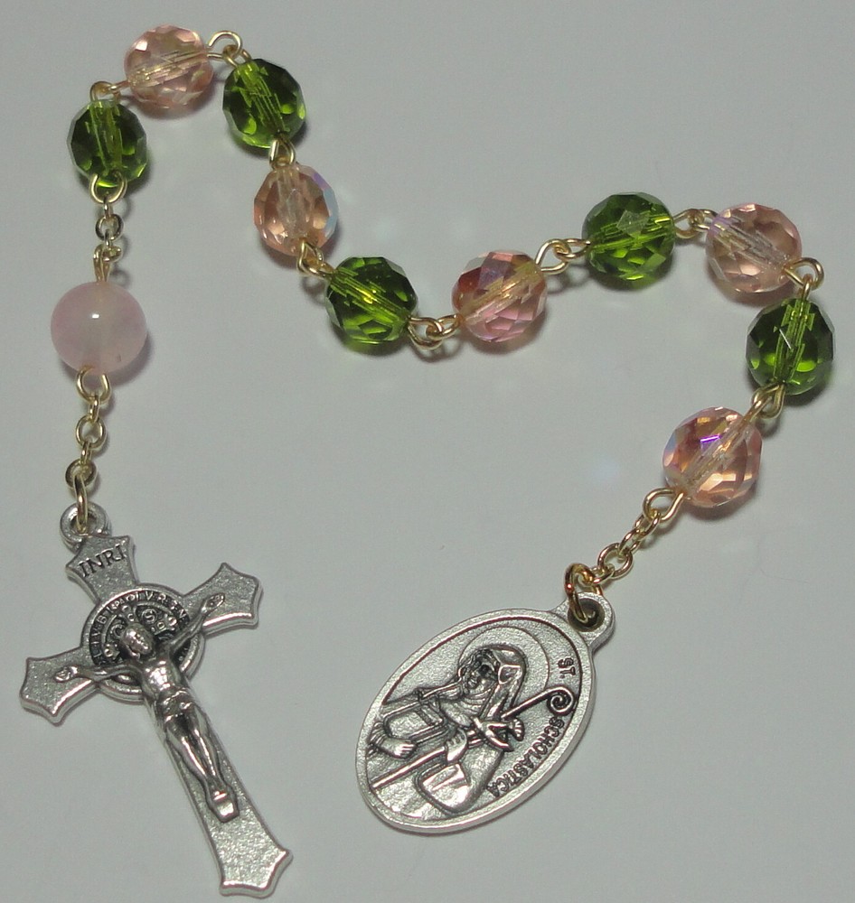 St Scholastica Single Decade Rosary - Convulsive Children, Storms & Education