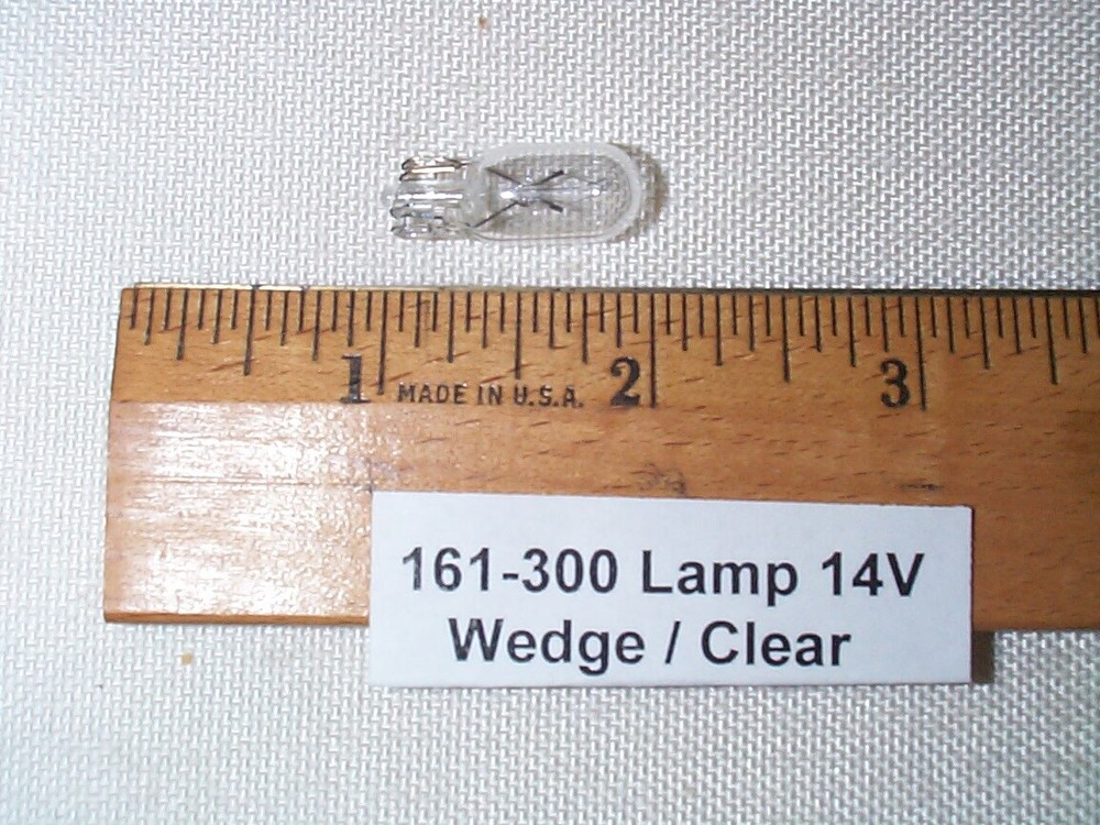 LIONEL ACCESSORY ROLLING STOCK LIGHT BULB 6000161300 WEDGE BASE NOS!