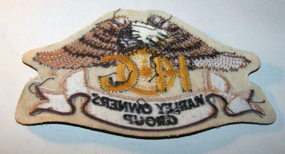 HARLEY DAVIDSON HOG HARLEY OWNERS GROUP VEST HAT JACKET SEW ON PATCH
