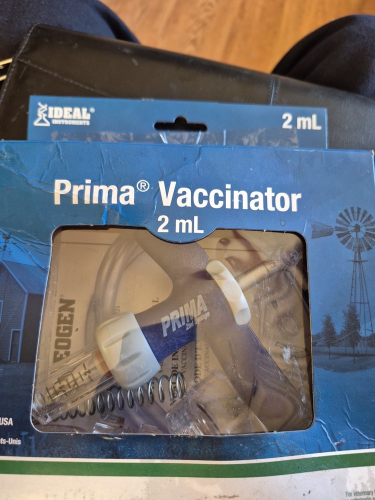 Prima Adjustable Vaccinator Syringe 6ml with 3 Drawoffs