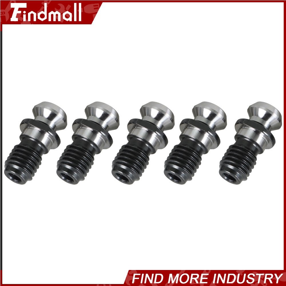 Findmall 10pc Coolant Pull Stud Retention Knob for CAT40 45°0.740"