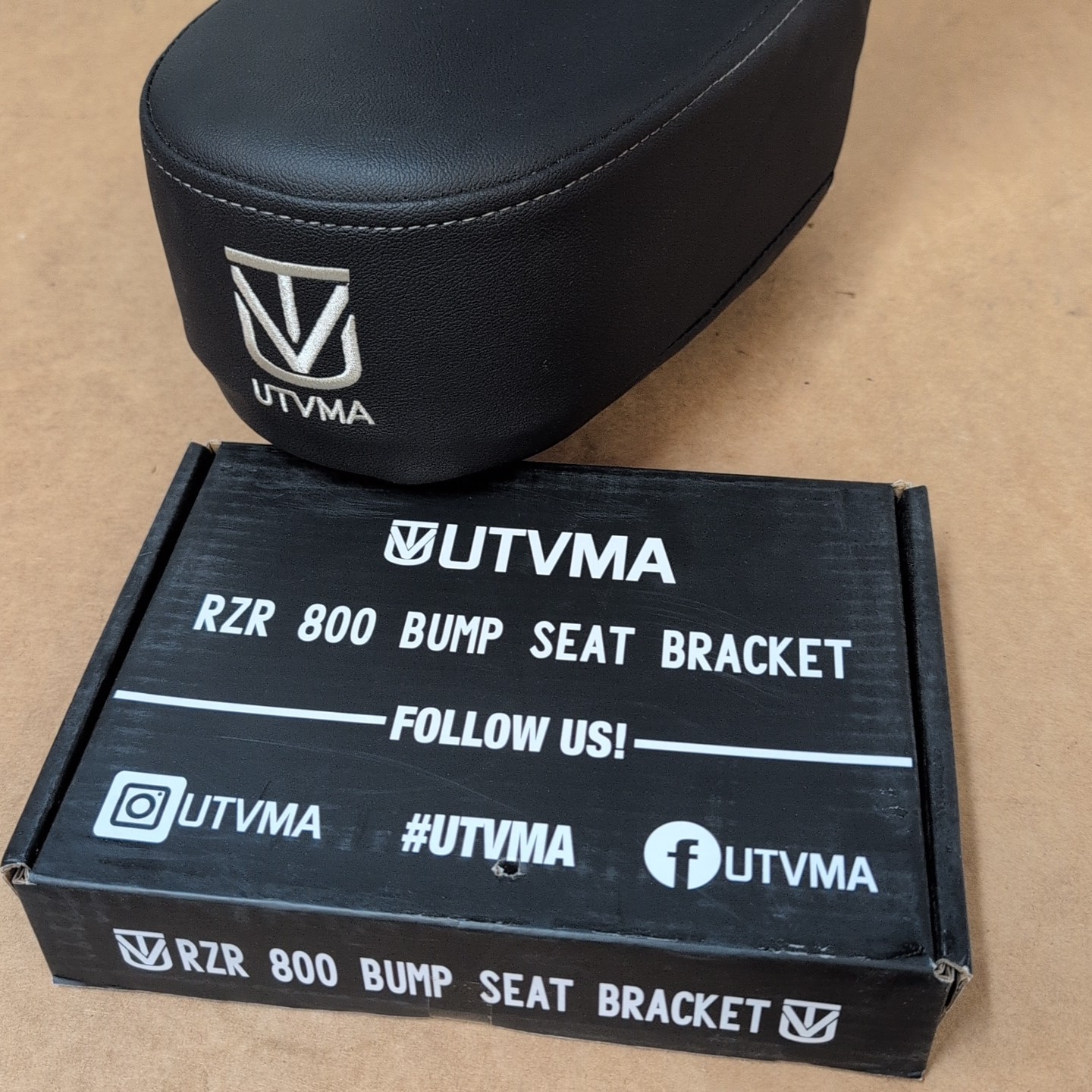 UTVMA Child Bump Seat - CanAm Polaris 2014+ RZR 800 Bracket - No Harness!