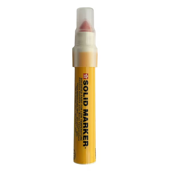 Solid slim Sakura paint marker low temp push up XSCM-T RED (1)