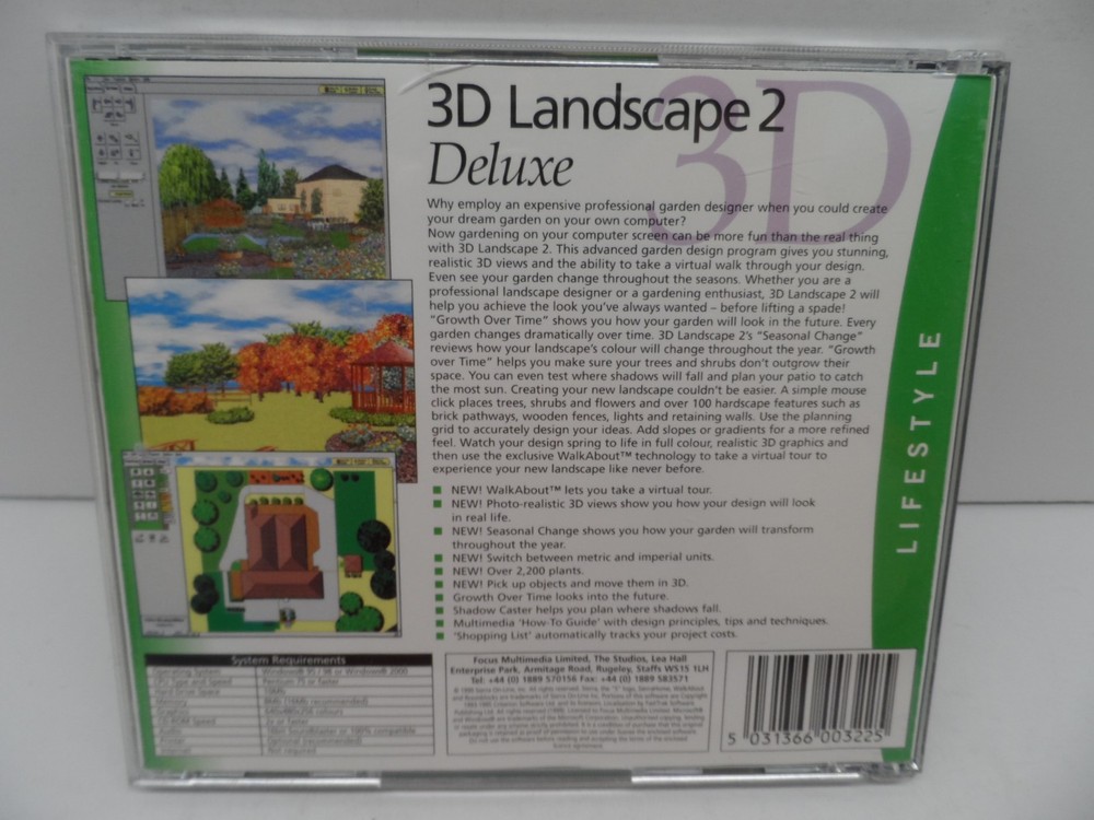 3D Landscape 2 Deluxe CD Rom