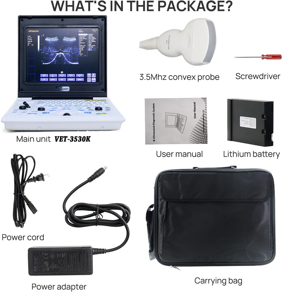 Portable Laptop Ultrasound System Multi-Probe Support Convex Rectal Linear